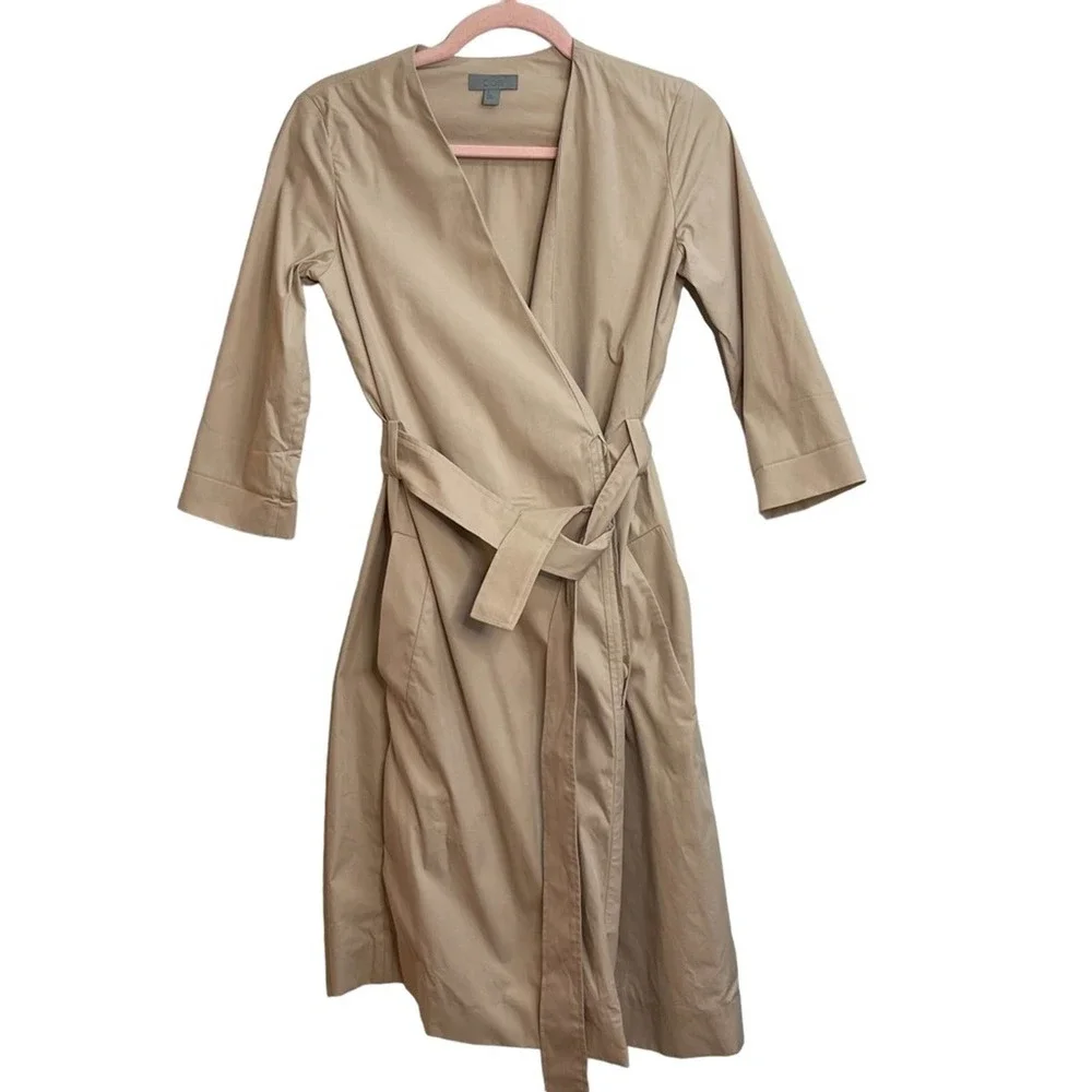 COS Beige Belted Trench Coat